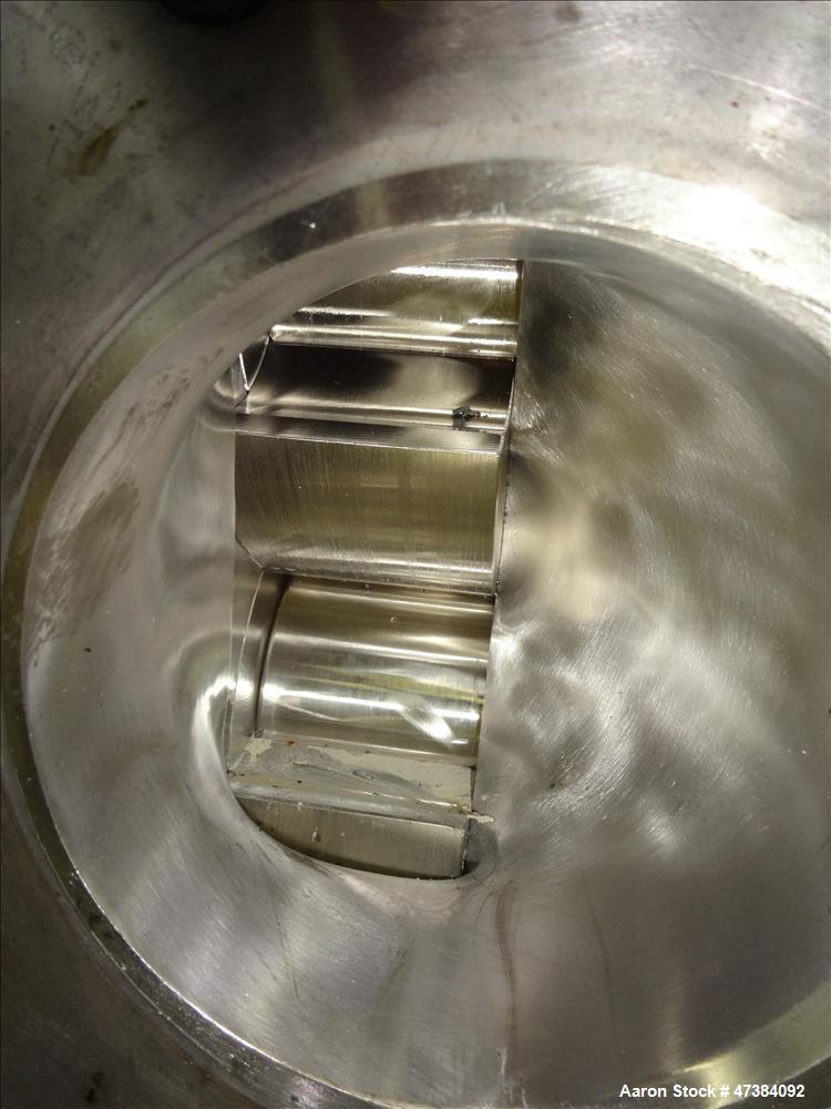 Used Waukesha Rotary Positive Displacement Pump, Model 320, Stainless Steel.