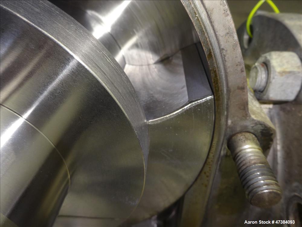 Used Waukesha Rotary Positive Displacement Pump, Model 320, Stainless Steel.