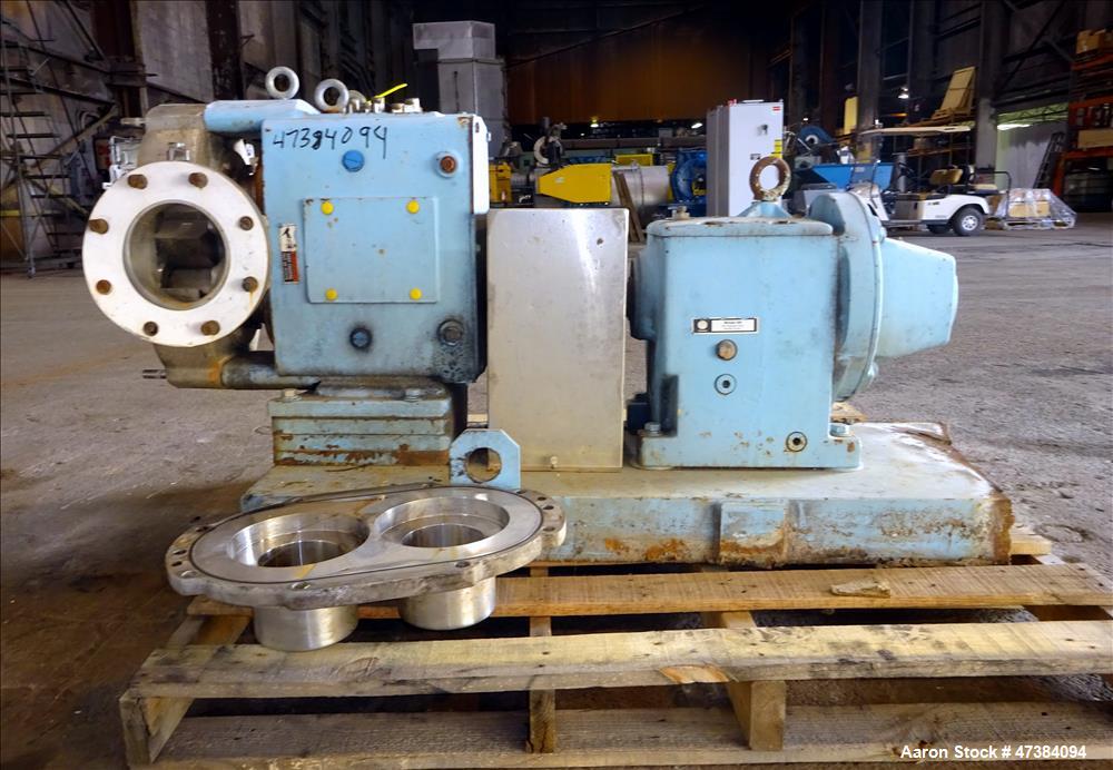 Used Waukesha Rotary Positive Displacement Pump, Model 320, 316 Stainless Steel