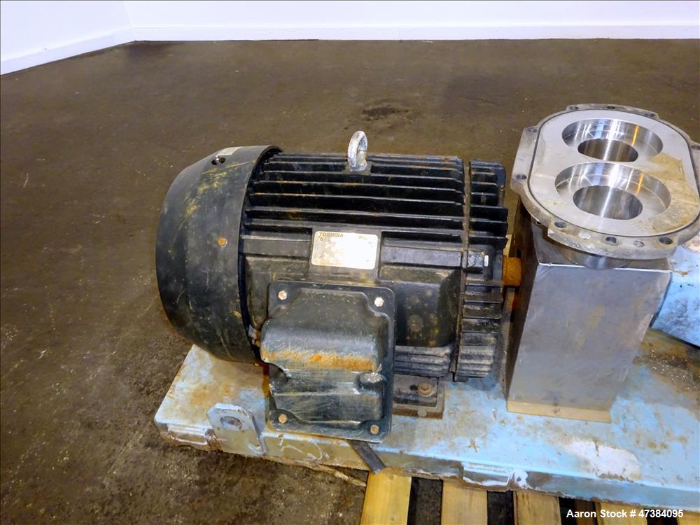 Used Waukesha Rotary Positive Displacement Pump, Model 320, 316 Stainless Steel