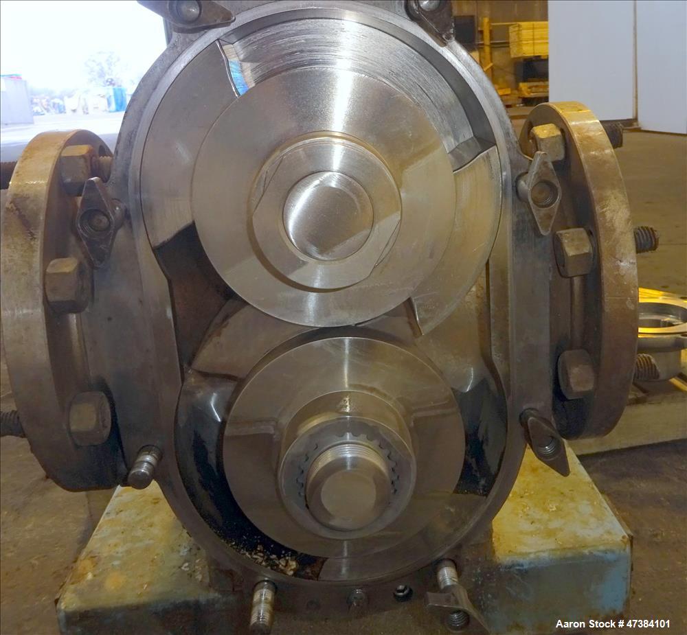 Used Waukesha Rotary Positive Displacement Pump, Model 320, 316 Stainless Steel