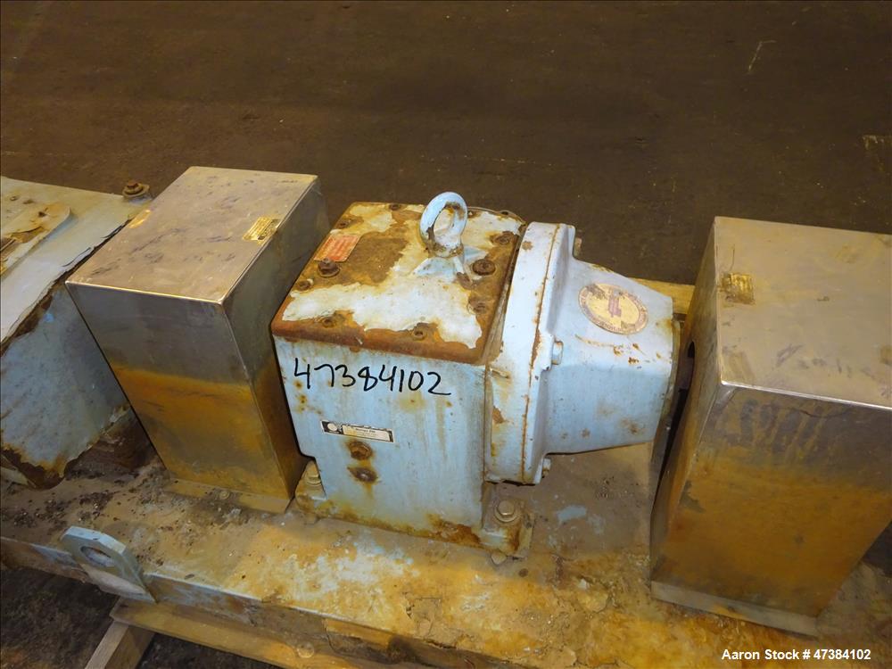 Used Waukesha Rotary Positive Displacement Pump, Model 320, 316 Stainless Steel