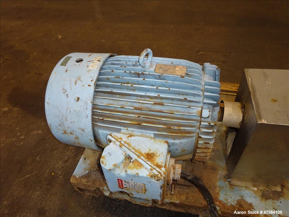 Used Waukesha Rotary Positive Displacement Pump, Model 320, 316 Stainless Steel