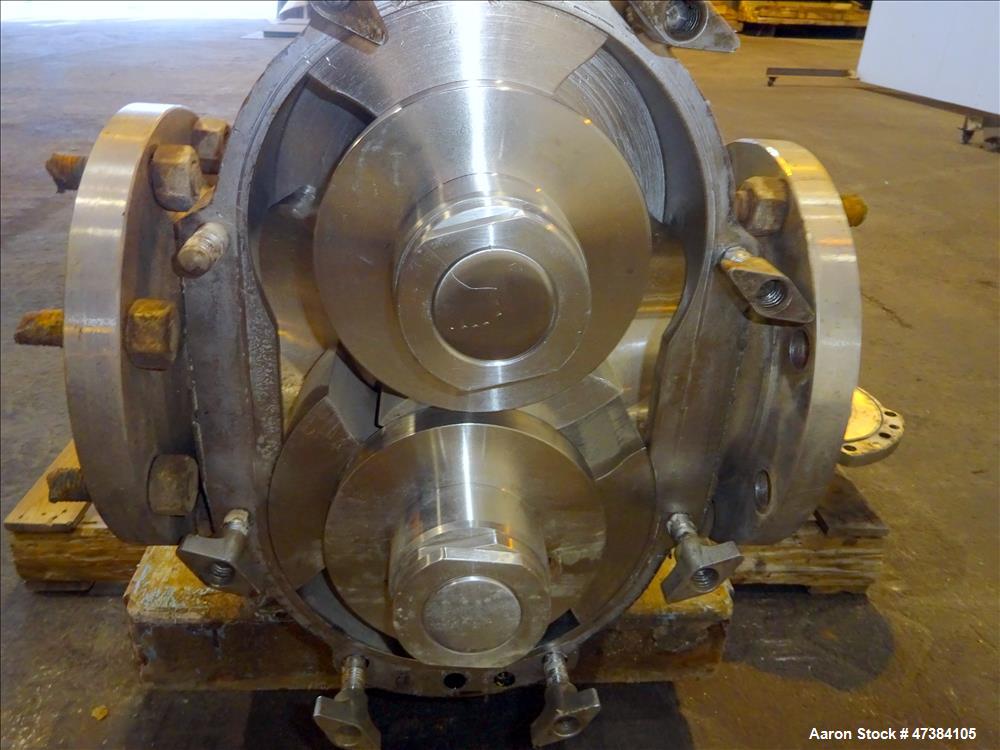 Used Waukesha Rotary Positive Displacement Pump, Model 320, 316 Stainless Steel