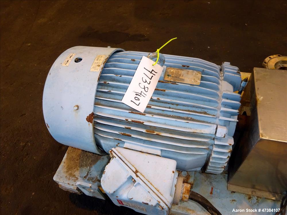 Used Waukesha Rotary Positive Displacement Pump, Model 320, 316 Stainless Steel