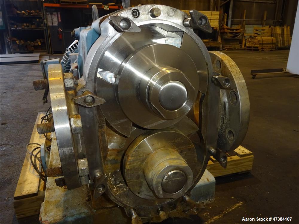 Used Waukesha Rotary Positive Displacement Pump, Model 320, 316 Stainless Steel