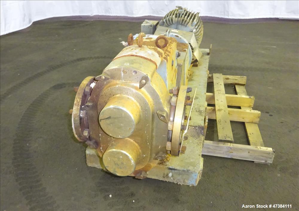 Used Waukesha Rotary Positive Displacement Pump, Model 320, 316 Stainless Steel