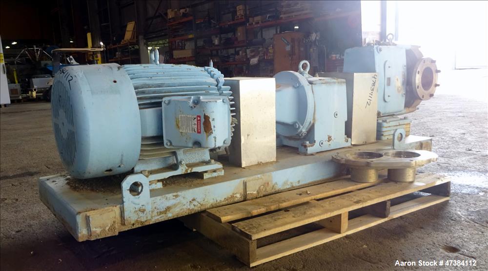 Used Waukesha Rotary Positive Displacement Pump, Model 320, 316 Stainless Steel