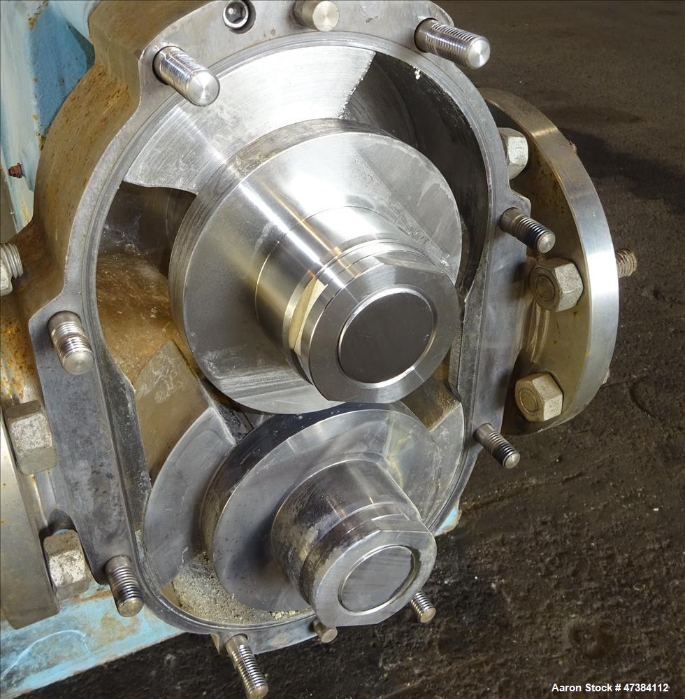 Used Waukesha Rotary Positive Displacement Pump, Model 320, 316 Stainless Steel