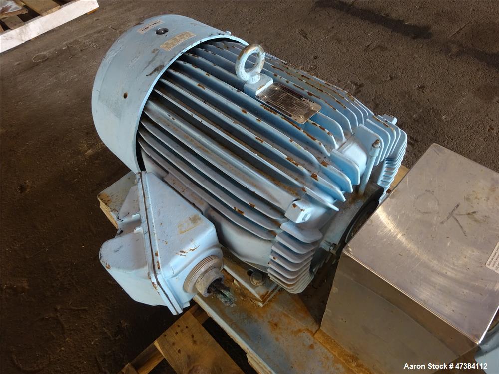 Used Waukesha Rotary Positive Displacement Pump, Model 320, 316 Stainless Steel