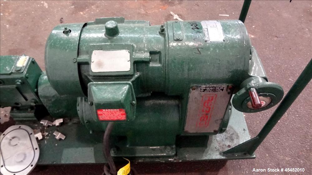 Used Stainless Steel Waukesha CDL Rotary Positive Displacement Pump, Model 4050