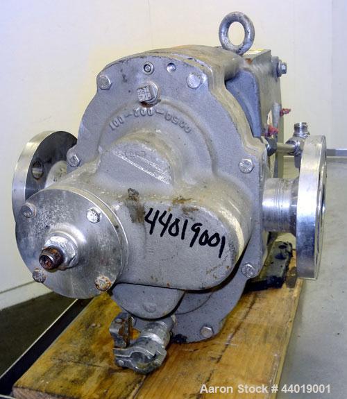 Used Stainless Steel Waukesha Universal Industrial Rotary Positive Displacement