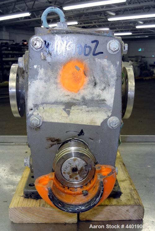 Used- Stainless Steel Waukesha Universal Industrial Rotary Positive Displacement
