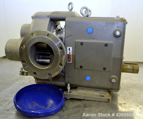 Unused- Waukesha Universal Industrial Rotary Positive Displacement Pump Head Only, Model 5080, 316 Stainless Steel. Approxim...