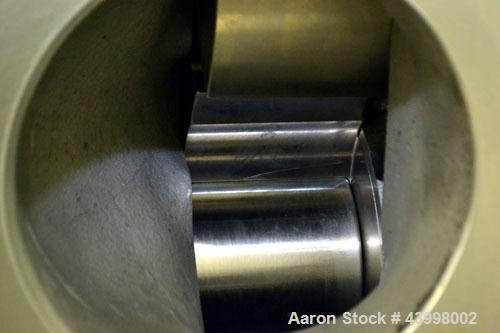 Unused- Waukesha Universal Industrial Rotary Positive Displacement Pump Head Only, Model 5080, 316 Stainless Steel. Approximately 450 gallons per minute at 200 psi at 600 rpm.  0.75 Gallons displacem...