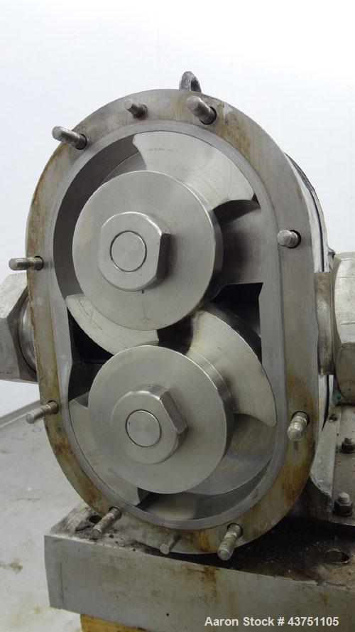 Used Stainless Steel Waukesha Universal Rotary Positive Displacement Pump, Mode