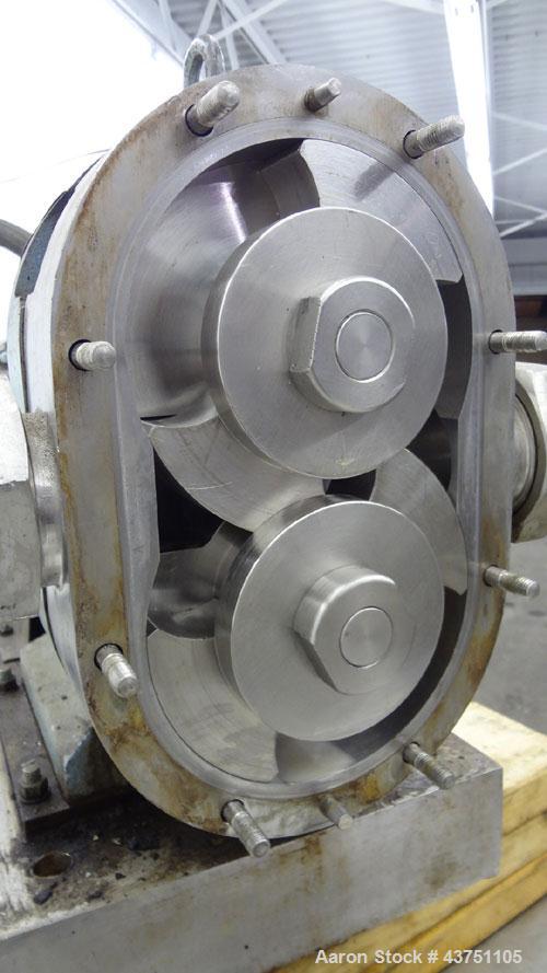 Used Stainless Steel Waukesha Universal Rotary Positive Displacement Pump, Mode