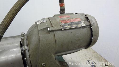 Used- Stainless Steel Waukesha Universal Rotary Positive Displacement Pump, Mode