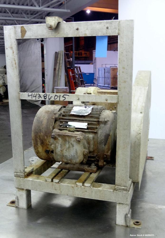 Used- Stainless Steel Waukesha Rotary Positive Displacement Pump, Model 60