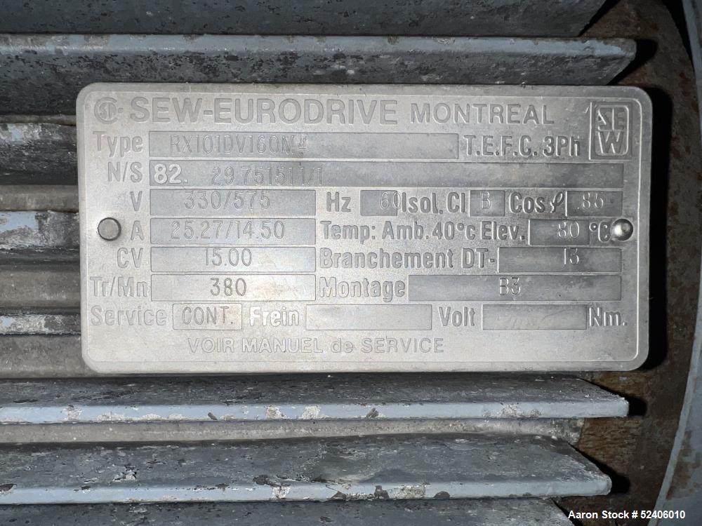 Used Waukesha Stainless Steel Positive Displacement Pump, Model 130,