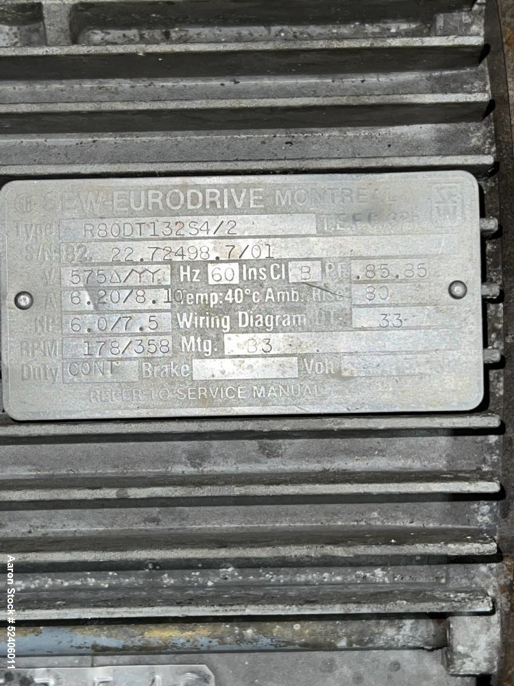 Used Waukesha Stainless Steel Positive Displacement Pump, Model 060,