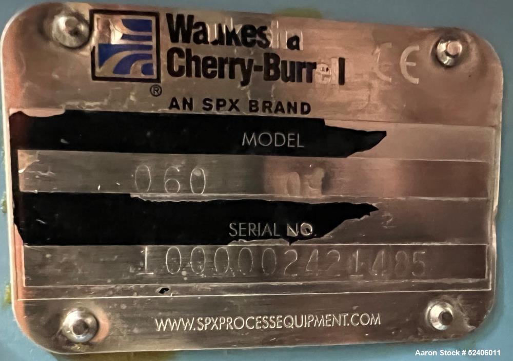 Used Waukesha Stainless Steel Positive Displacement Pump, Model 060,