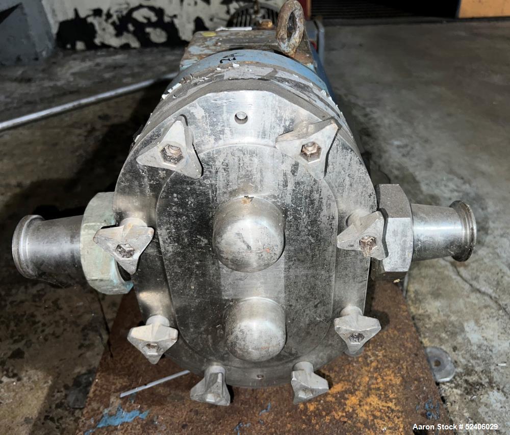 Used Waukesha Stainless Steel Positive Displacement Pump, Model 060