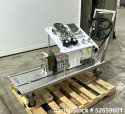 Used- APV Crepaco Positive Displacement Pump, Model R3BS. Rated at 36 Gallon Per Minute, 600rpm max speed. (2) 1-1/2" diamet...