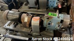 Used-Waukesha Stainless Steel Positive Displacement Pump, Model 060