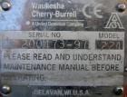 Used Waukesha Rectangular Flange Universal Rotary Positive Displacement Pumpmodel 224, 316 stainless steel. Approximately 200 gallons per minute at 200 psi at 400 rpm capacity, .522 gallon displaceme...