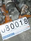 Used APV Rotary Positive Displacement Pump, Model R6HD, 316 Stainless Steel. Approximate capacity 150 gallons per minute at 600 rpm. 67.2 cubic inch displacement per revolution. 2-1/2