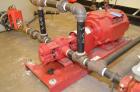 Used Edwards EMI Model 80440 15 HP Foam Concentrate Pump, Rated 64.6 Gallons Per minute, 200 PSI, Maximum Suction of 100 PSI, Maximum Discharge 300 PSI, 1760 RPM, 230/460V, 3Ph, 60Hz.