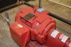 Used Edwards EMI Model 80440 15 HP Foam Concentrate Pump, Rated 64.6 Gallons Per minute, 200 PSI, Maximum Suction of 100 PSI, Maximum Discharge 300 PSI, 1760 RPM, 230/460V, 3Ph, 60Hz.