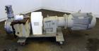 Used Fristam Horizontal Rotary Positive Displacement Pump, Model FKL250, 316 Stainless Steel. Approximate capacity 324 gallons per minute, (0.54) gallon displacement per revolution. 4'' Tri-clamp inl...