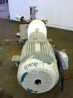 Used Fristam Horizontal Rotary Positive Displacement Pump, Model FKL250, 316 Stainless Steel. Approximate capacity 324 gallons per minute, (0.54) gallon displacement per revolution. 4'' Tri-clamp inl...