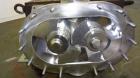 Used Fristam Horizontal Rotary Positive Displacement Pump, Model FKL250, 316 Stainless Steel. Approximate capacity 324 gallons per minute, (0.54) gallon displacement per revolution. 4'' Tri-clamp inl...