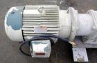 Used Fristam Horizontal Rotary Positive Displacement Pump, Model FKL250, 316 Stainless Steel. Approximate capacity 324 gallons per minute, (0.54) gallon displacement per revolution. 4'' Tri-clamp inl...