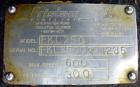 Used Fristam Horizontal Rotary Positive Displacement Pump, Model FKL250, 316 Stainless Steel. Approximate capacity 324 gallons per minute, (0.54) gallon displacement per revolution. 4'' Tri-clamp inl...