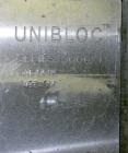 Used Flowtech Unibloc Rotary Positive Displacement Pump, Model 5000, Series 300, 316 Stainless Steel, Horizontal. Approximate 28 gallons per minute capacity. 1