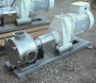 Used Sine Ecosine Sanitary Rotary Positive Displacement Pump, model EC40WVVTKS460, 316 stainless steel. 4