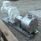 Used Sine Ecosine Sanitary Rotary Positive Displacement Pump, model EC40WVVTKS460, 316 stainless steel. 4