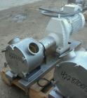 Used- Sine Ecosine Sanitary Rotary Positive Displacement Pump, model EC40WVVTKS460, 316 stainless steel. 4