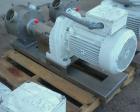 Used Sine Ecosine Sanitary Rotary Positive Displacement Pump, model EC40WVVTKS460, 316 stainless steel. 4