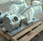 Used Sine Ecosine Sanitary Rotary Positive Displacement Pump, model EC40WVVTKS460, 316 stainless steel. 4