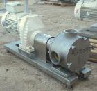 Used Sine Ecosine Sanitary Rotary Positive Displacement Pump, model EC40WVVTKS460, 316 stainless steel. 4