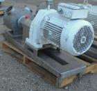 Used Sine Ecosine Sanitary Rotary Positive Displacement Pump, model EC40WVVTKS460, 316 stainless steel. 4