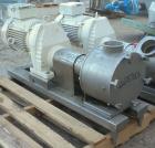 Used Sine Ecosine Sanitary Rotary Positive Displacement Pump, model EC40WVVTKS460, 316 stainless steel. 4