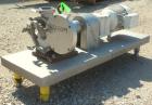 Used Sine Rotary Positive Displacement Pump, Model MR-125, 316 Stainless Steel. 2-1/2