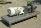 Used Sine Rotary Positive Displacement Pump, Model MR-125, 316 Stainless Steel. 2-1/2
