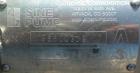Used Sine Rotary Positive Displacement Pump, Model MR-125, 316 Stainless Steel. 2-1/2